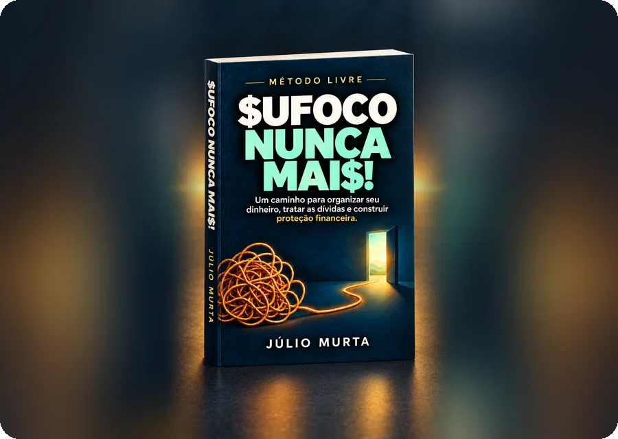 Capa do livro Sufoco Nunca Mais!